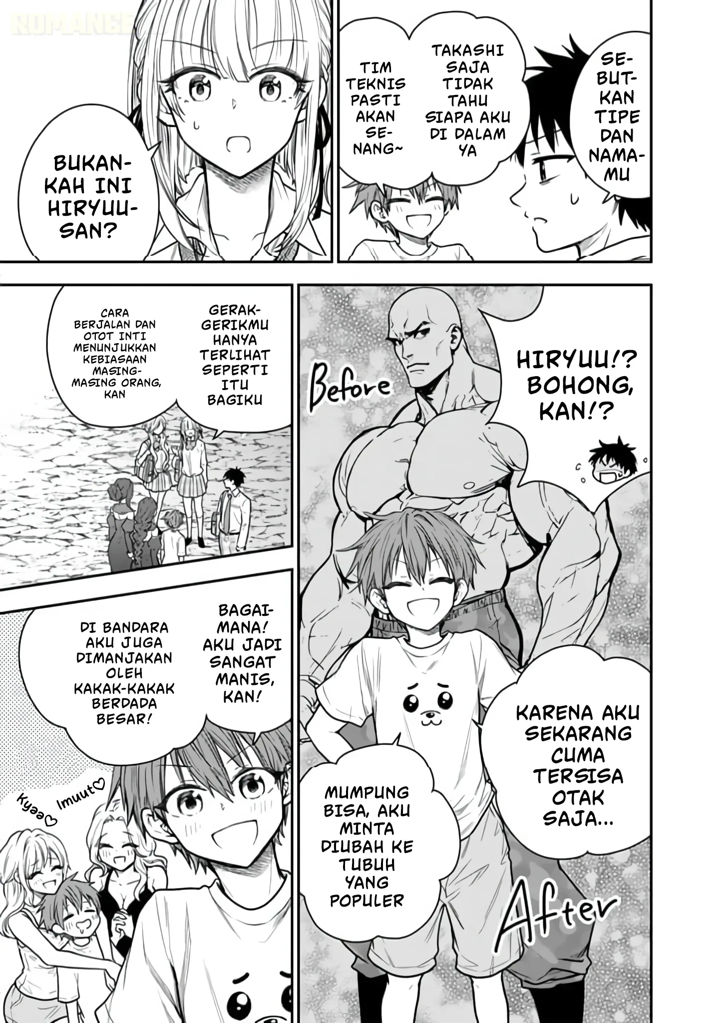 Halaman 16 — Senchi kara Kaettekita Takashi-kun. Futsuu ni Koukou Seikatsu wo Okuritai Chapter 14