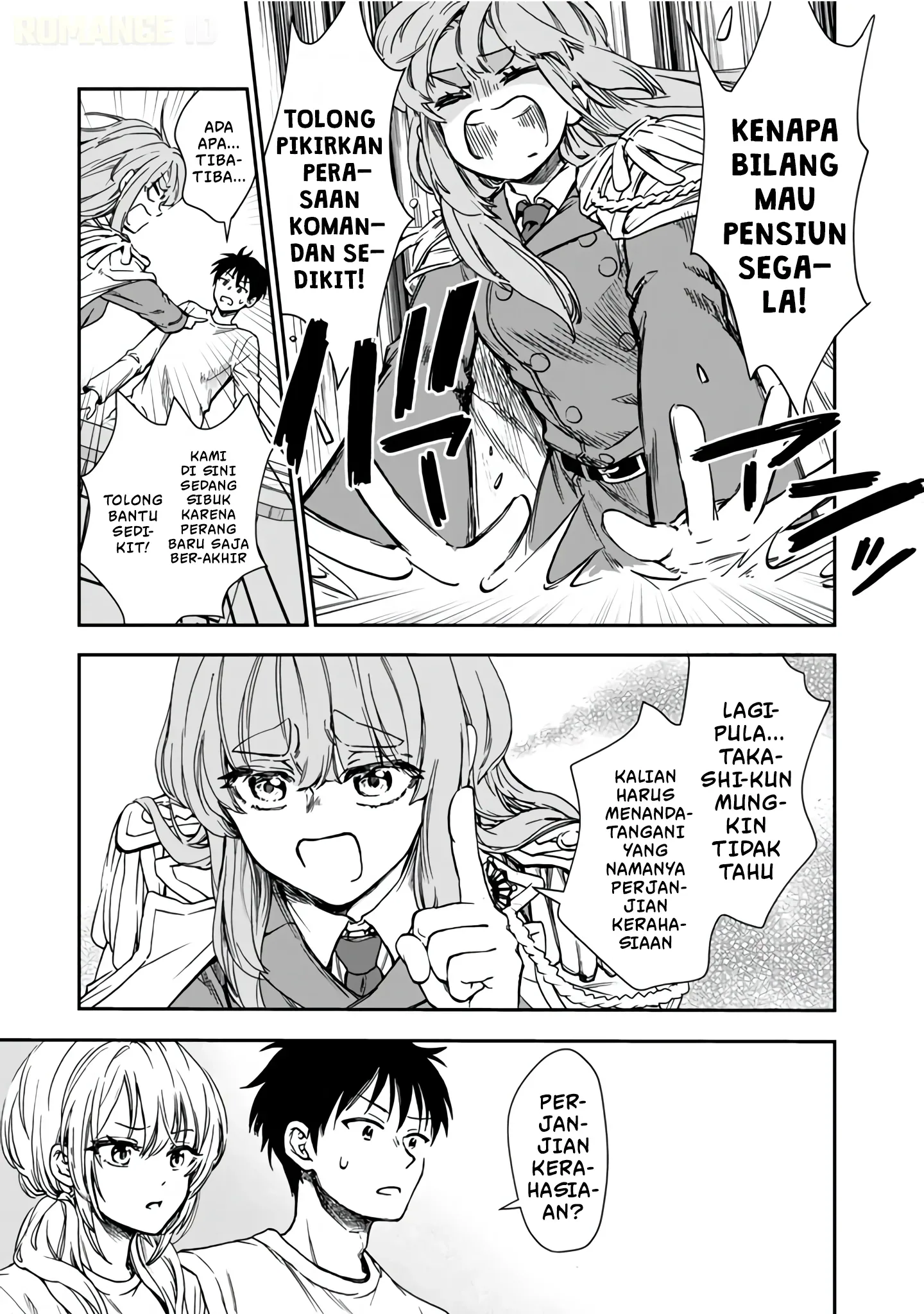 Halaman 21 — Senchi kara Kaettekita Takashi-kun. Futsuu ni Koukou Seikatsu wo Okuritai Chapter 1