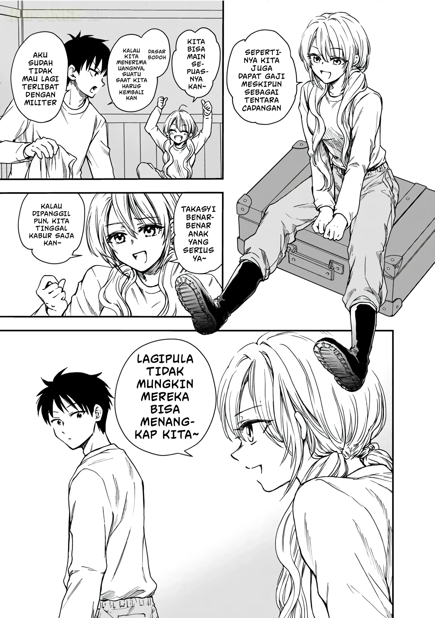 Halaman 27 — Senchi kara Kaettekita Takashi-kun. Futsuu ni Koukou Seikatsu wo Okuritai Chapter 1