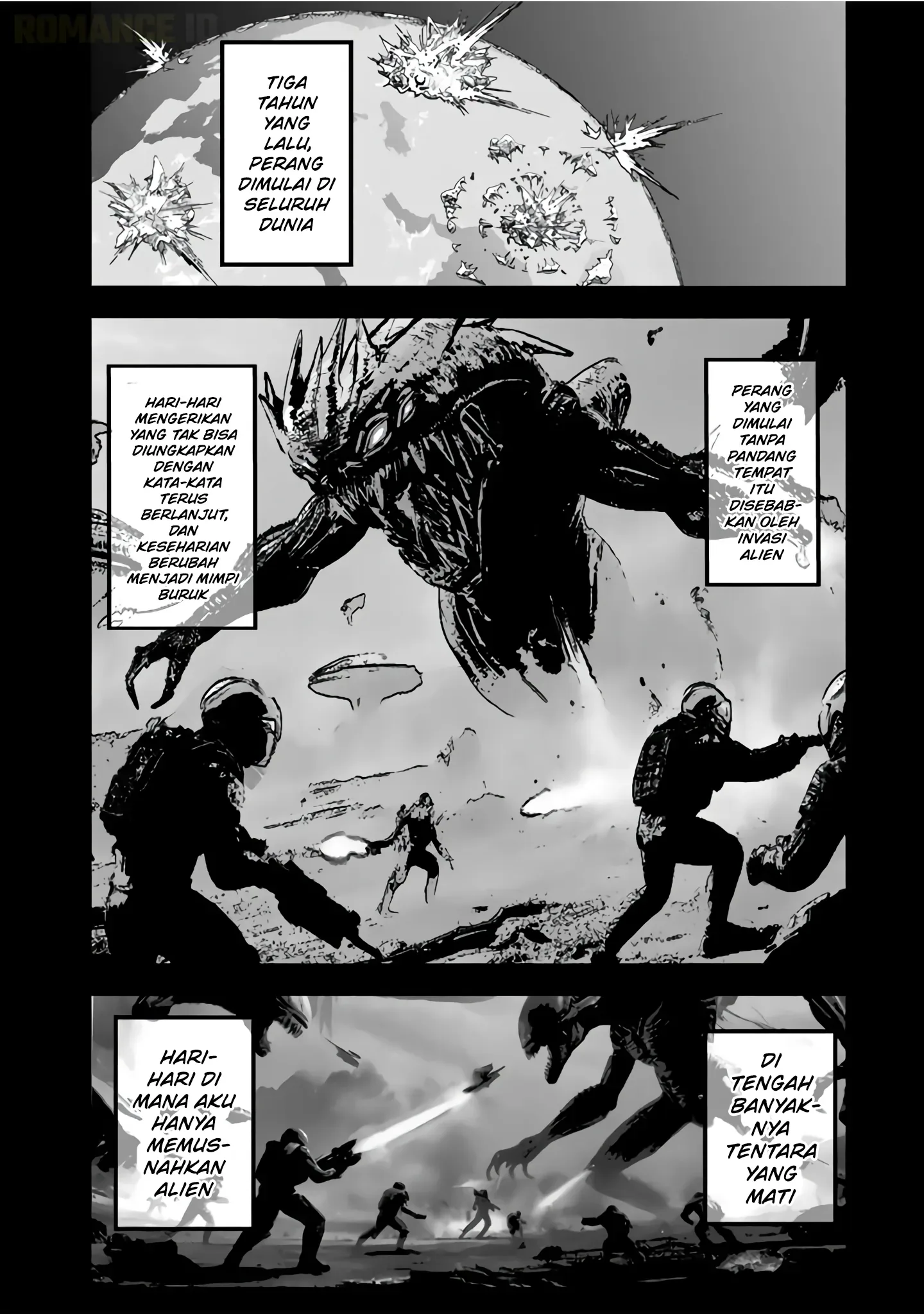 Halaman 4 — Senchi kara Kaettekita Takashi-kun. Futsuu ni Koukou Seikatsu wo Okuritai Chapter 1