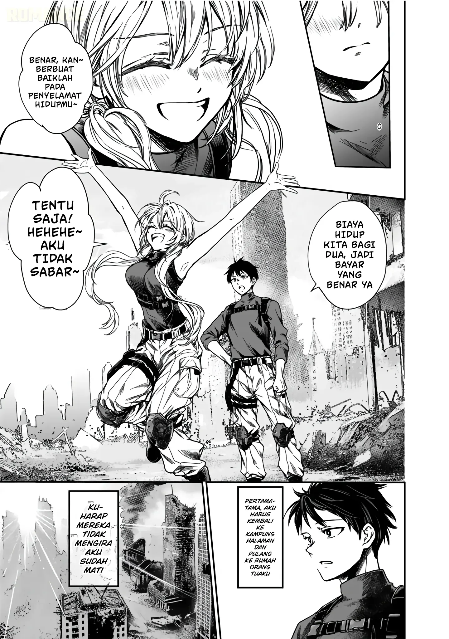 Halaman 9 — Senchi kara Kaettekita Takashi-kun. Futsuu ni Koukou Seikatsu wo Okuritai Chapter 1