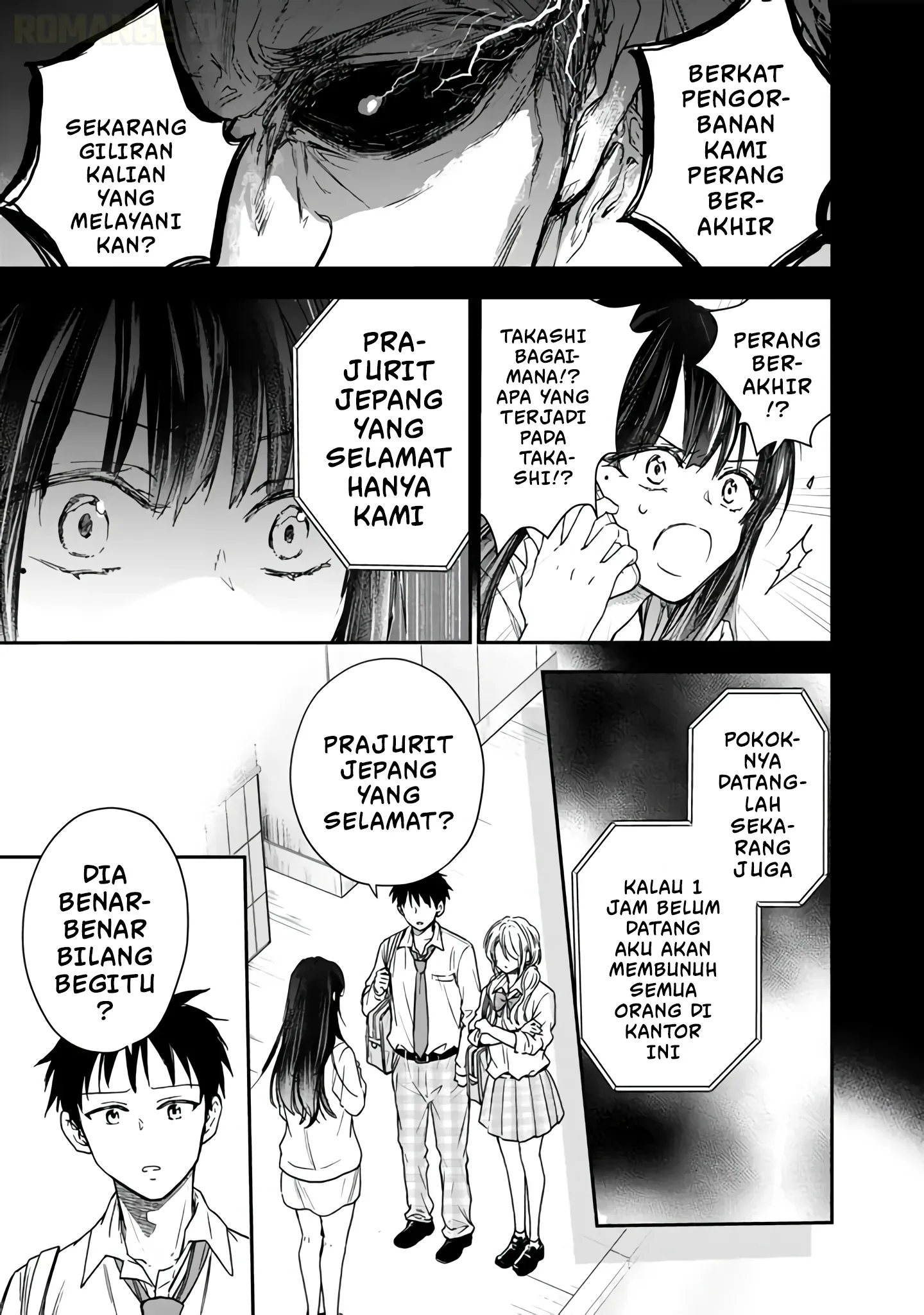 Halaman 30 — Senchi kara Kaettekita Takashi-kun. Futsuu ni Koukou Seikatsu wo Okuritai Chapter 7
