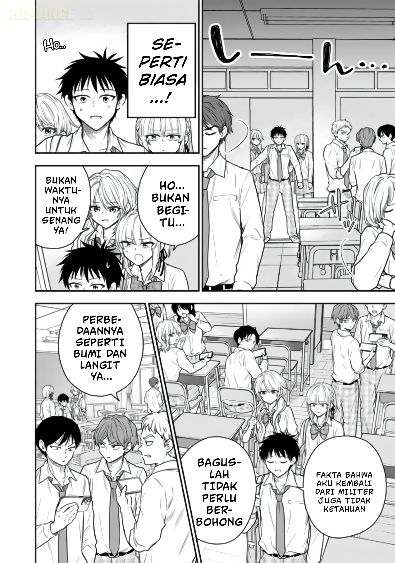 Halaman 15 — Senchi kara Kaettekita Takashi-kun. Futsuu ni Koukou Seikatsu wo Okuritai Chapter 16
