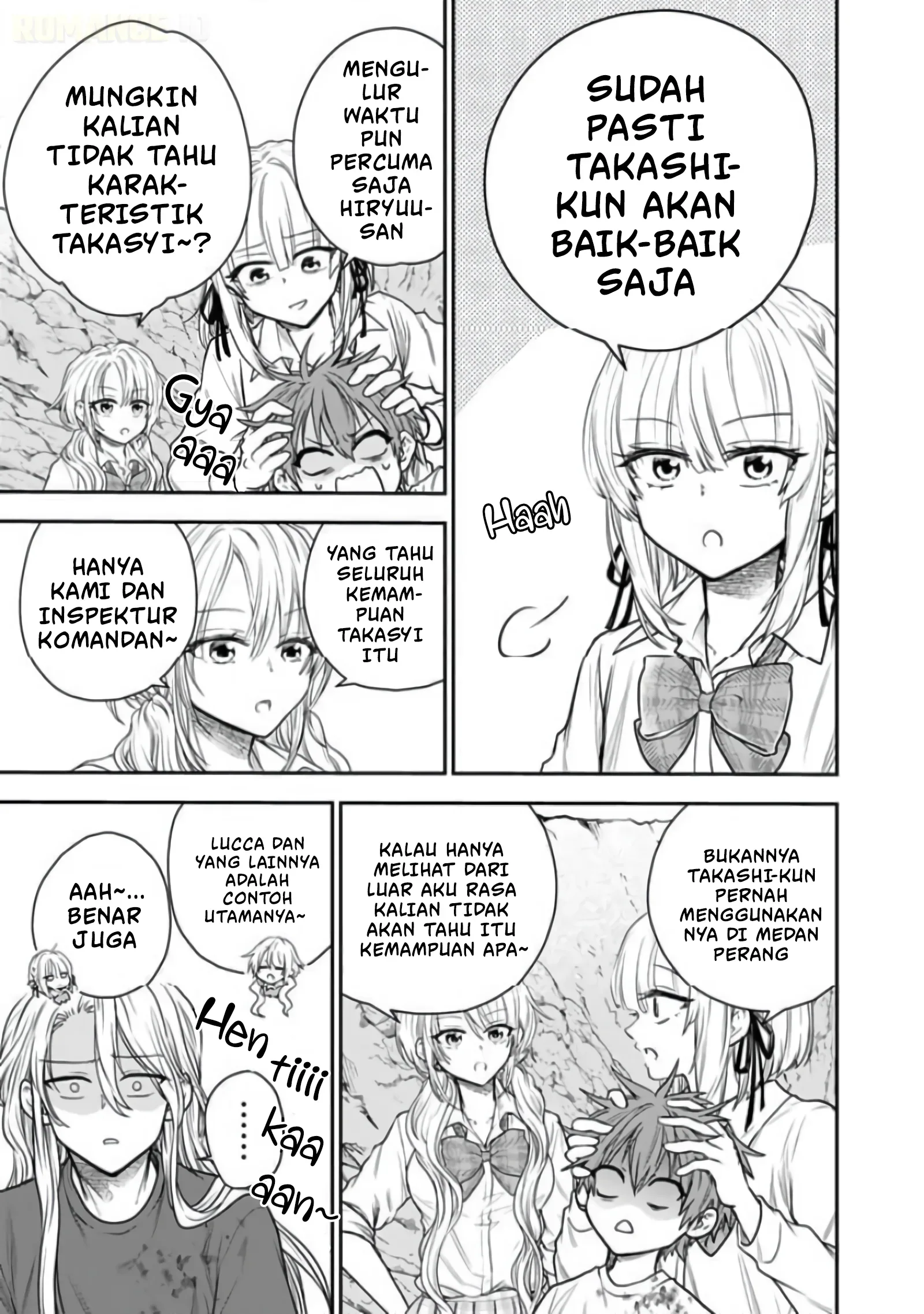 Halaman 16 — Senchi kara Kaettekita Takashi-kun. Futsuu ni Koukou Seikatsu wo Okuritai Chapter 15