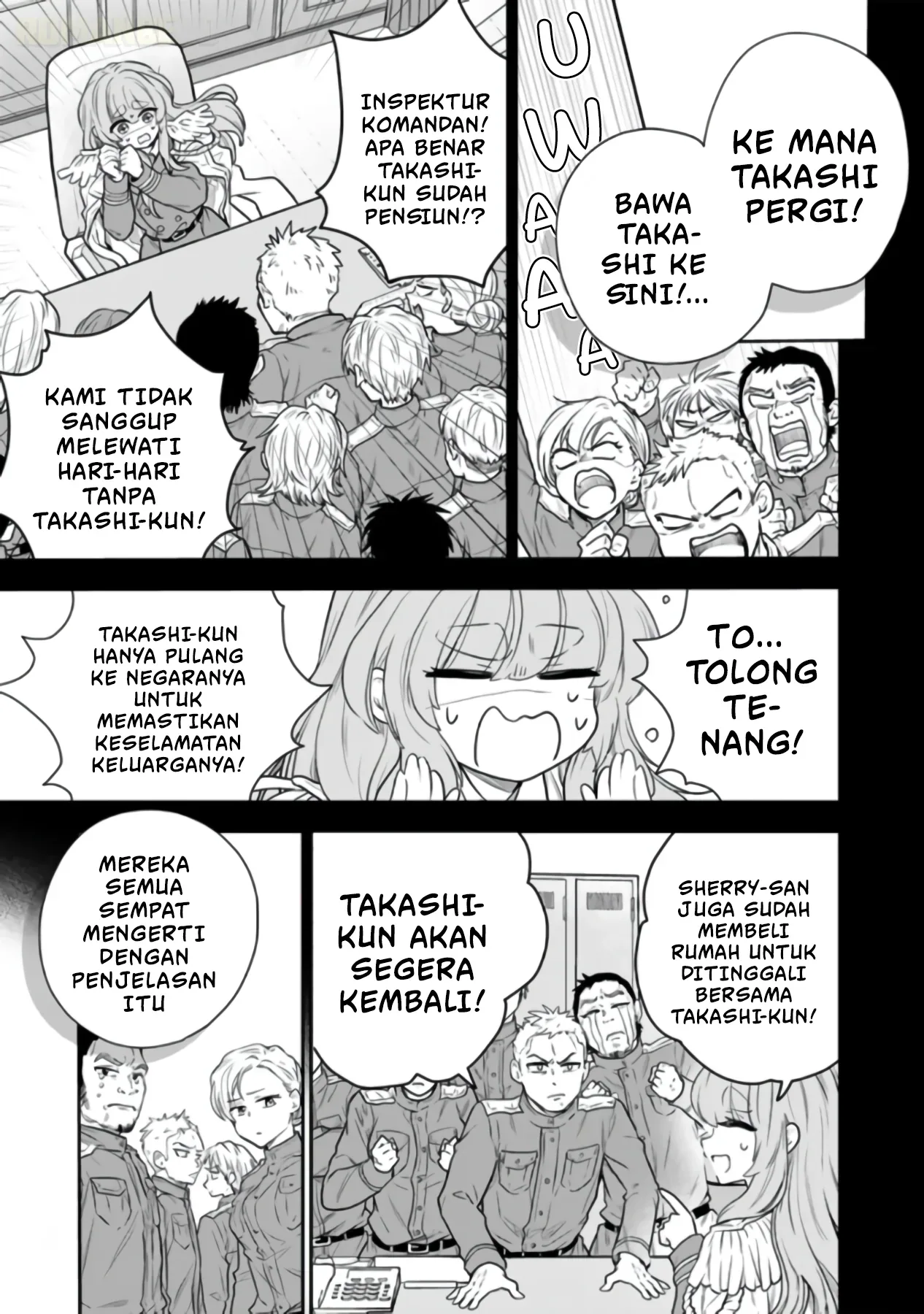 Halaman 30 — Senchi kara Kaettekita Takashi-kun. Futsuu ni Koukou Seikatsu wo Okuritai Chapter 15