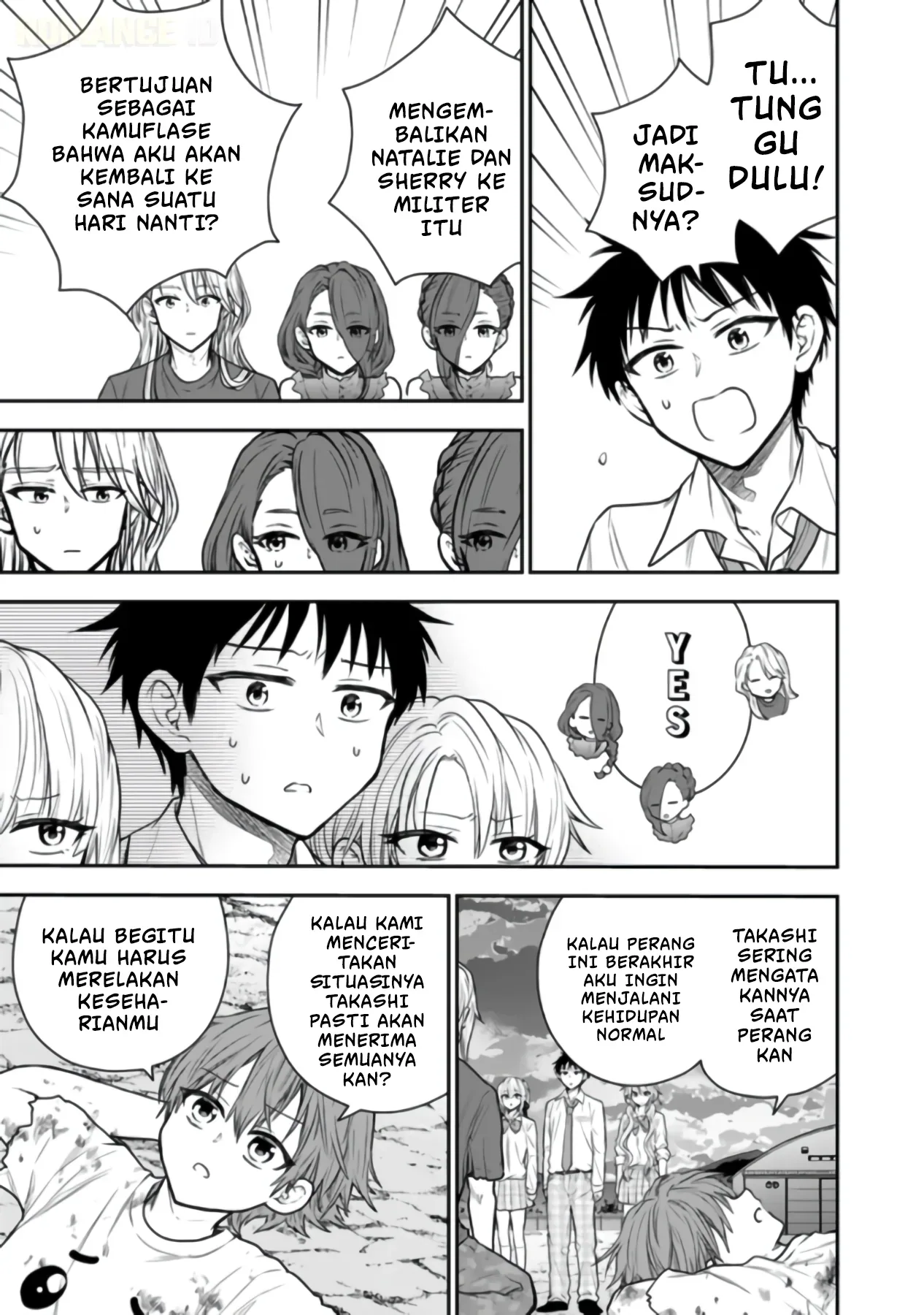 Halaman 32 — Senchi kara Kaettekita Takashi-kun. Futsuu ni Koukou Seikatsu wo Okuritai Chapter 15