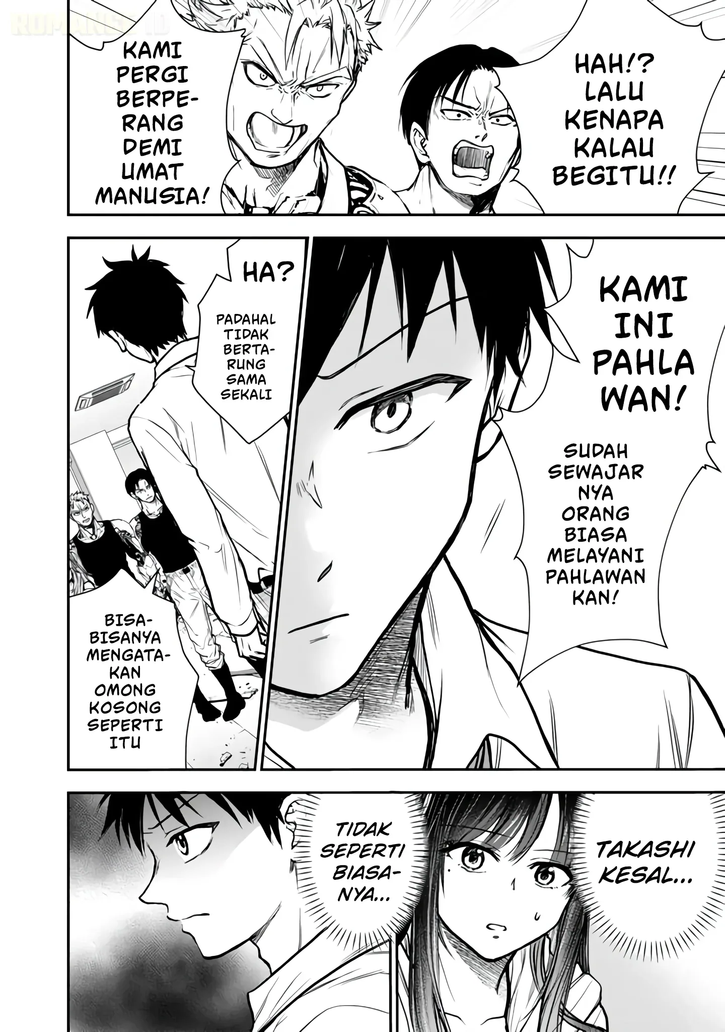 Halaman 13 — Senchi kara Kaettekita Takashi-kun. Futsuu ni Koukou Seikatsu wo Okuritai Chapter 8