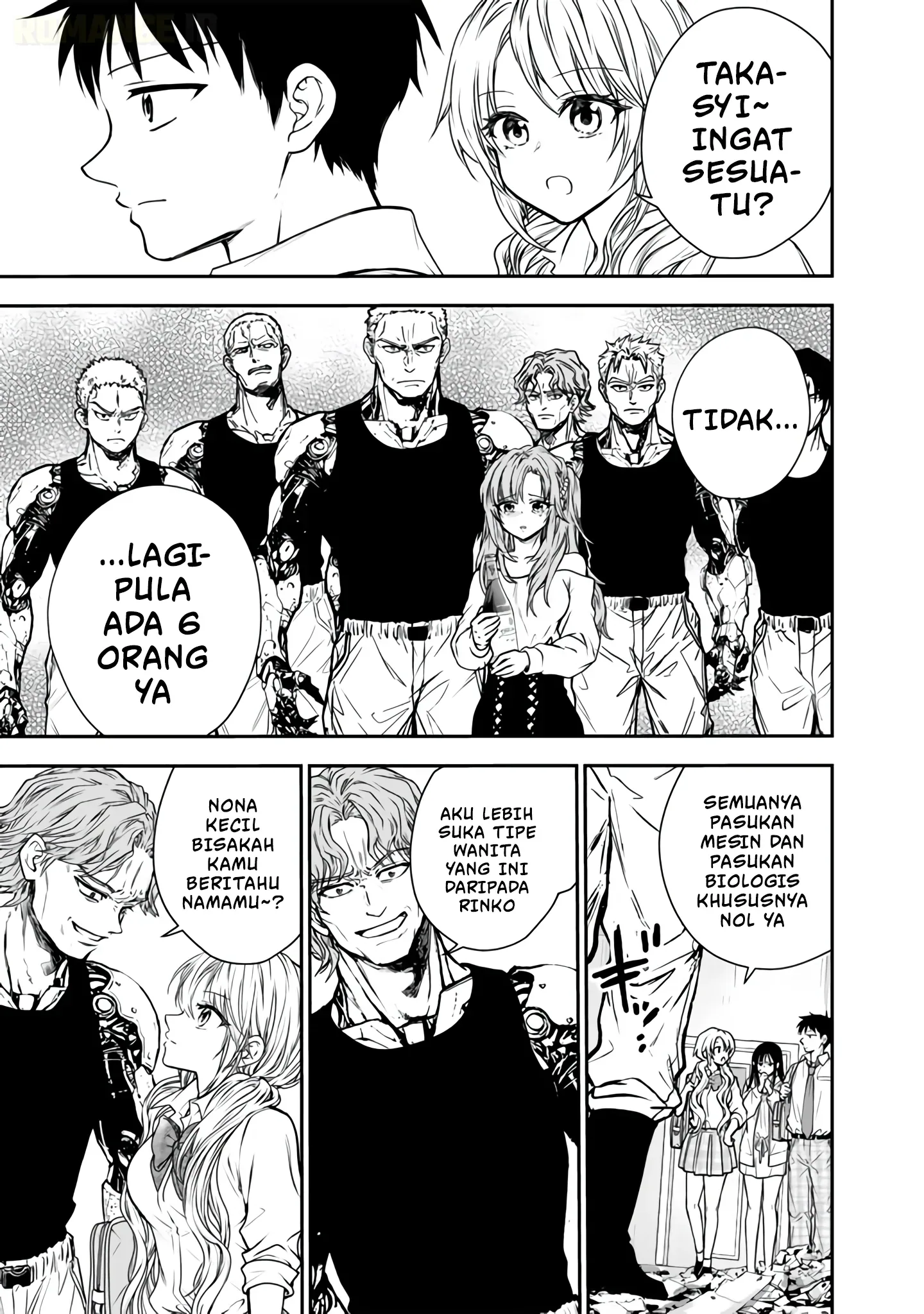 Halaman 8 — Senchi kara Kaettekita Takashi-kun. Futsuu ni Koukou Seikatsu wo Okuritai Chapter 8