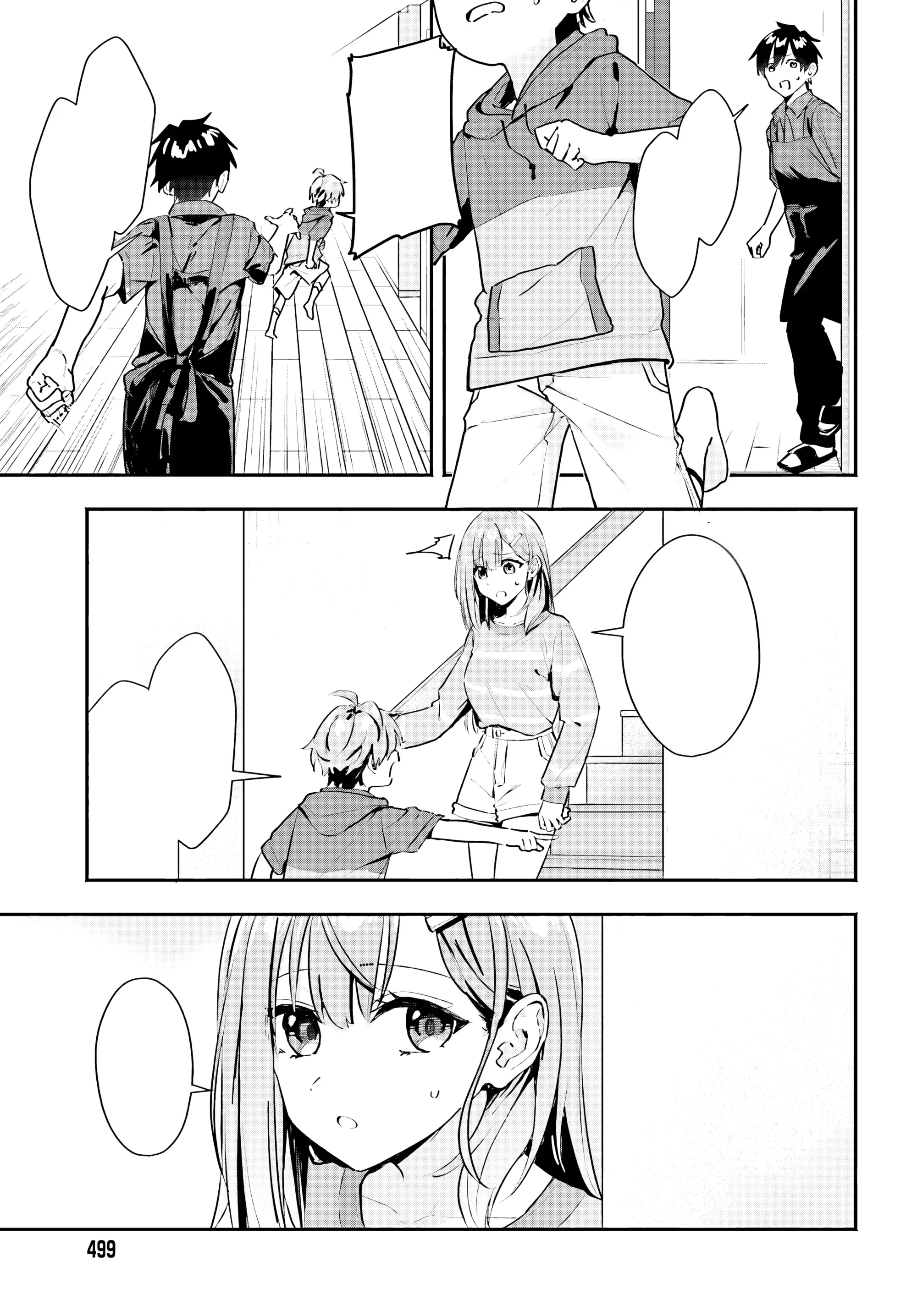 Halaman 8 — Kaji Daikou no Arbeit wo Hajimetara Gakuen Ichi no Bishoujo no Kazoku ni Kiniirarechaimashita. Chapter 2